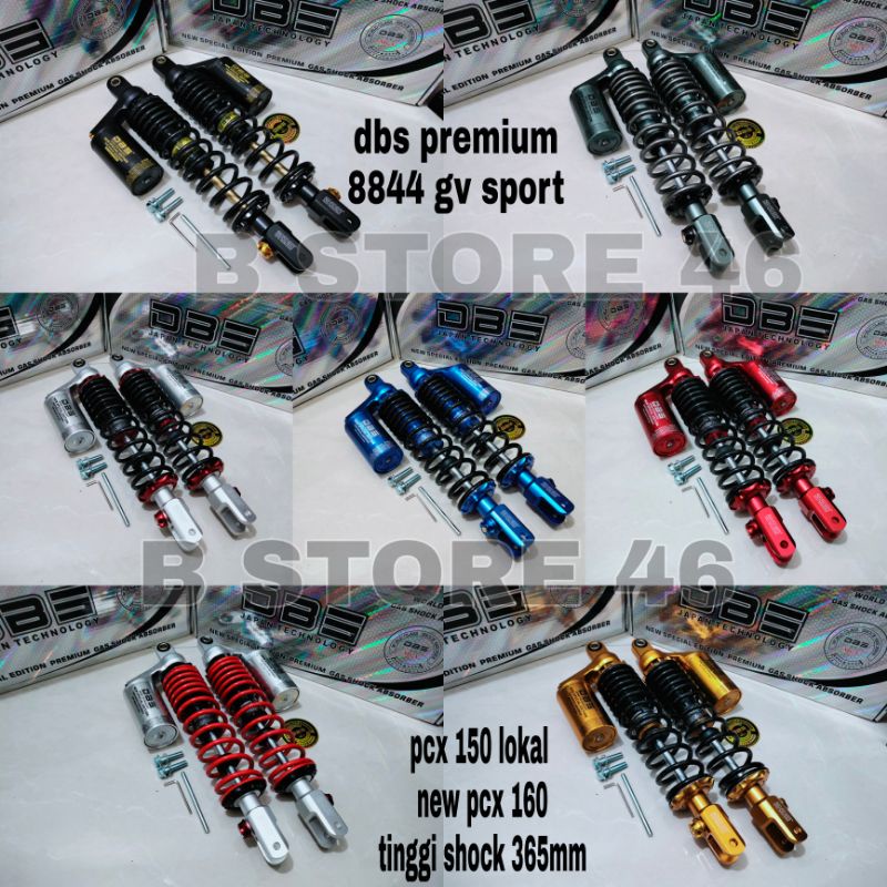 shock dbs tabung gv sport 8844 premium pcx 160 pcx 150 shockbreaker new pcx 160 pcx 150 premium dbs 