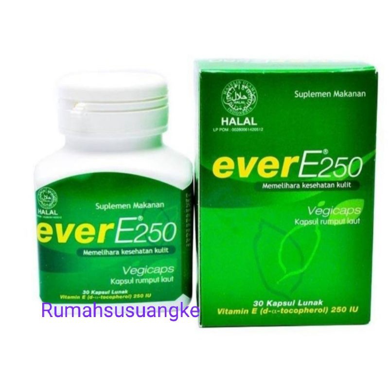 ever E 250 botol isi 30 kapsul lunak(exp nov24)