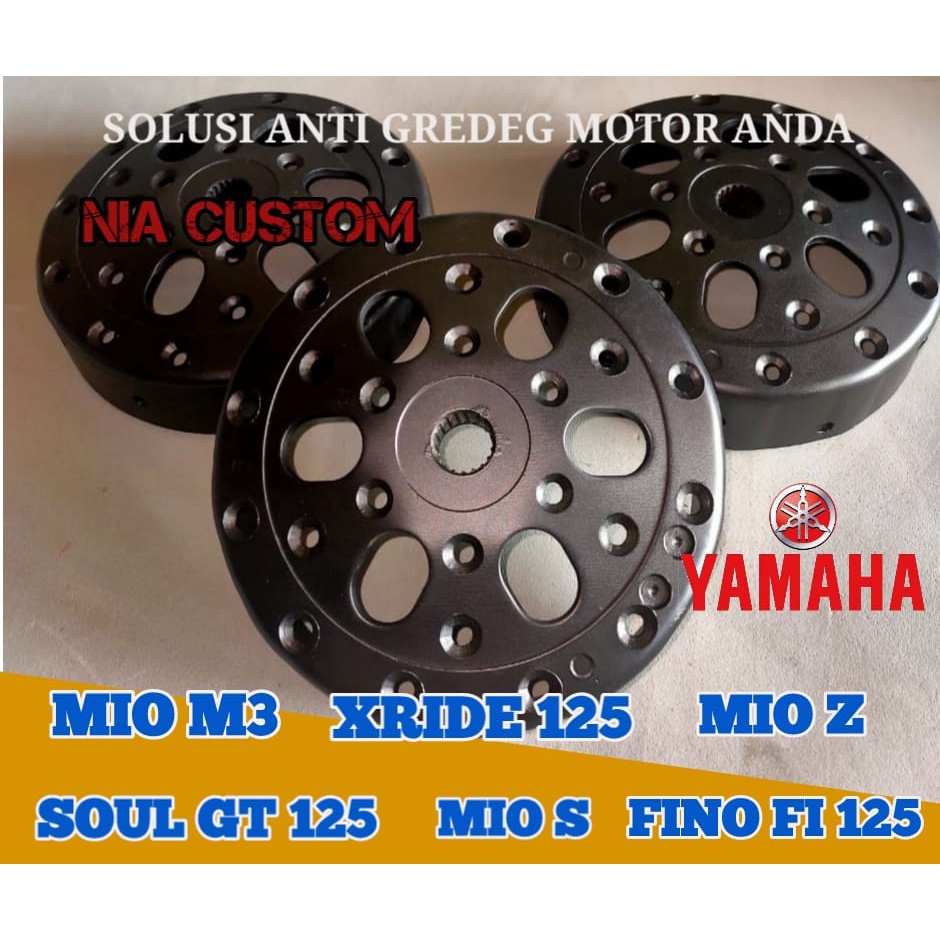 Mangkok Kampas Ganda MIO M3 S Z XRIDE FINO SOUL GT 125 CUSTOM ORIGINAL ANTI GREDEG