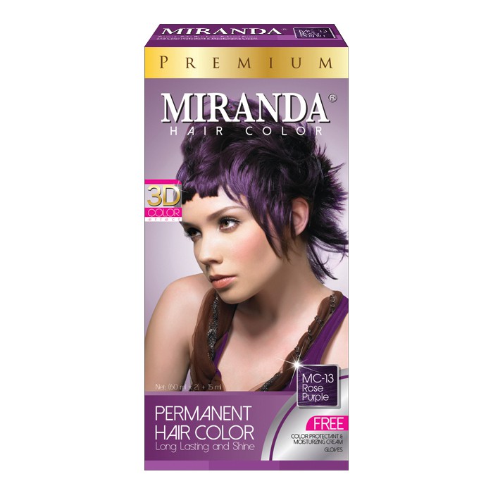 Miranda Hair Color Permanent MC 13 Rose Purple