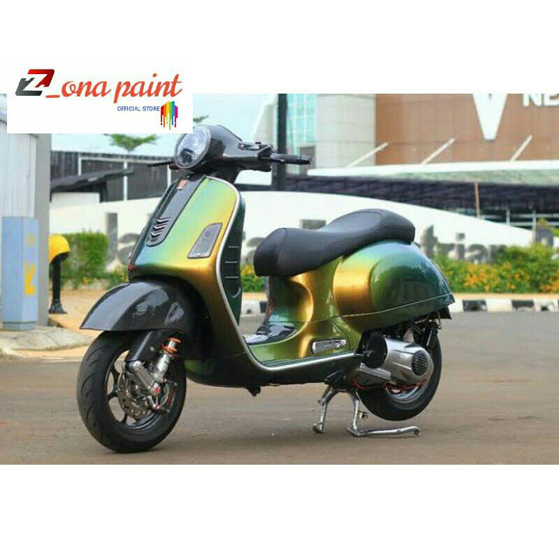 cat bunglon green gold yelow