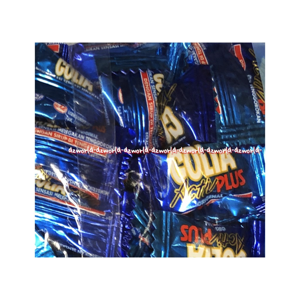 Golia Active Plus Original 42pcs Permen Dengan Sirup Tenggorokan Golya