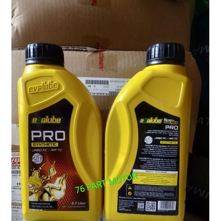 OLI SAMPING EVALUBE 2T PRO ORIGINAL ISI 700 ML OLI 2 TAK