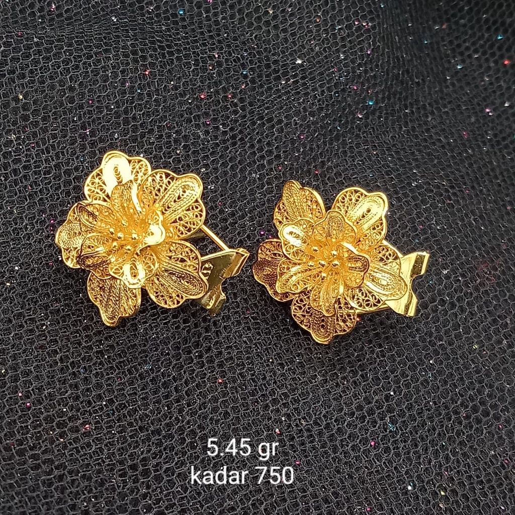 Anting Emas 17K - 5.45 gr Kadar 750 - 144