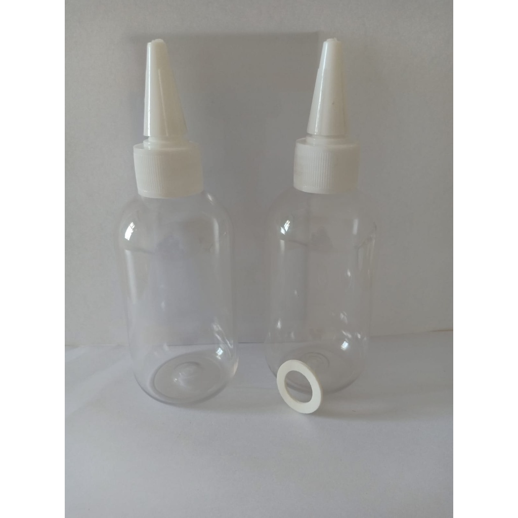 { paket isi 10pcs } BOTOL SBR 150ML KERUCUT PUTIH BODY NATURAL