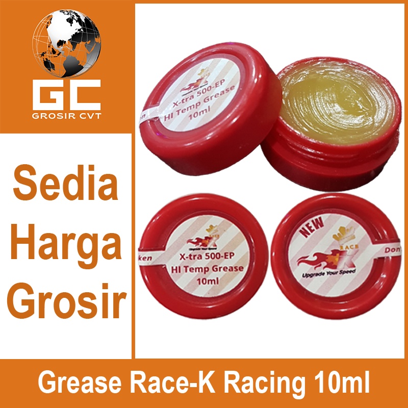 Grease minyak gemuk pelumas bearing cvt hi temp lithium Race-K X-tra 500-EP 10ml