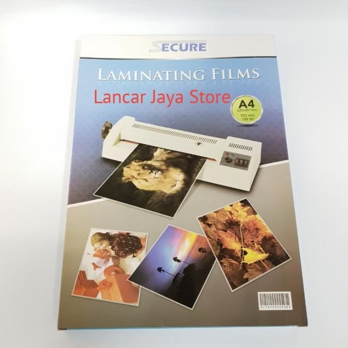 

Plastik Laminating Secure Ukuran A4 100 Micron Laminating Film A4