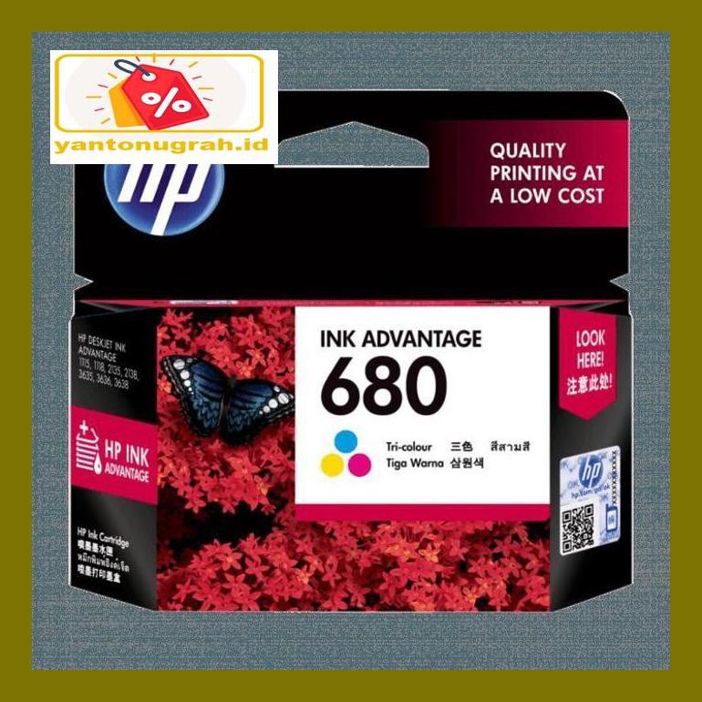 

Pt740Dpp Tinta Hp 680 Tri-Color Hp680C 680C Original Ink Advantage Cartridge Pt0P8D6M