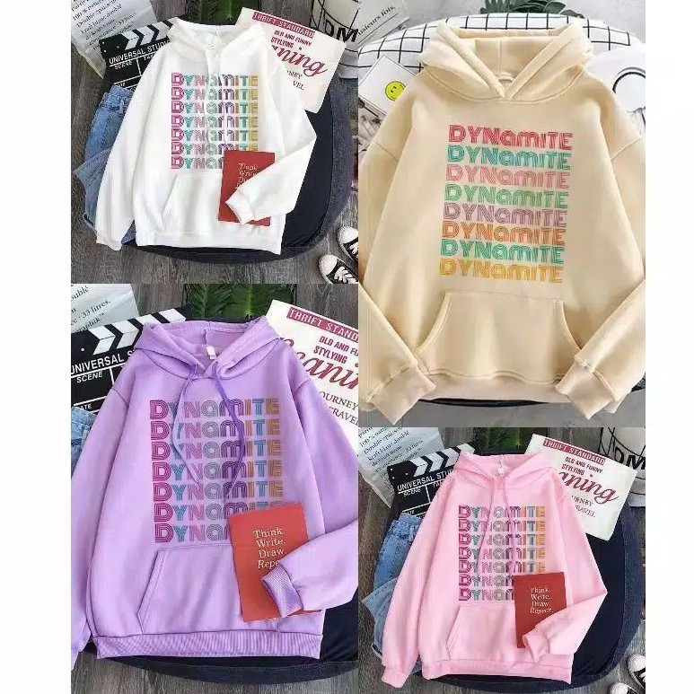 DYNAMITE HOODIE SWEATER WANITA