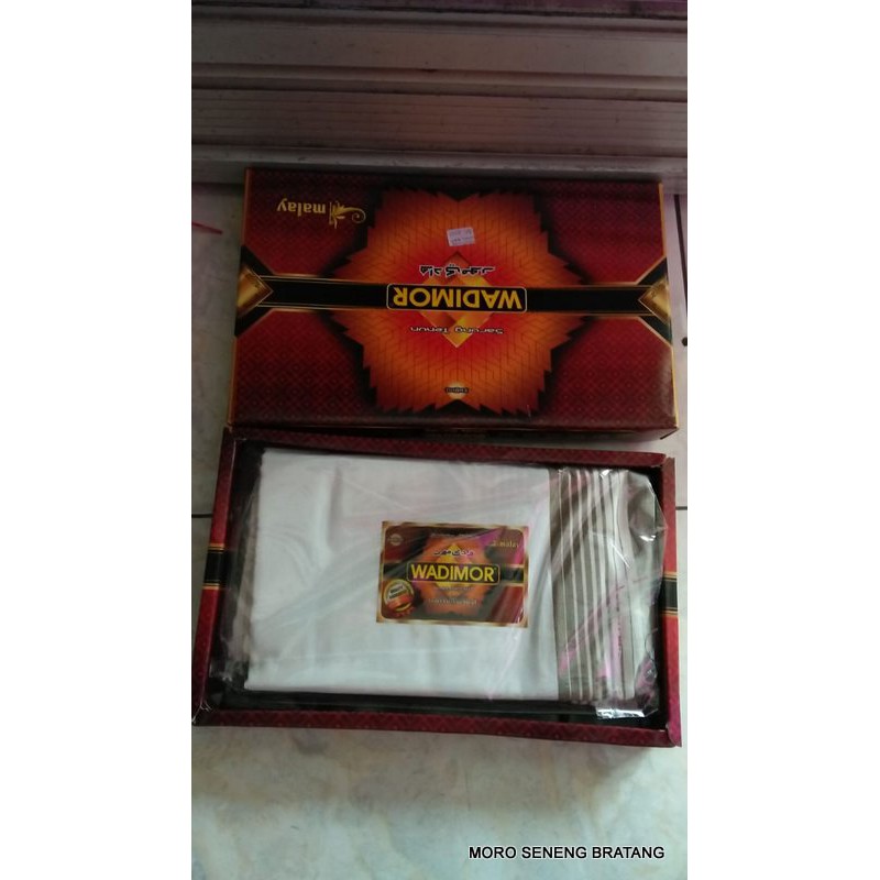Sarung DEWASA WADIMOR PUTIH POLOS
