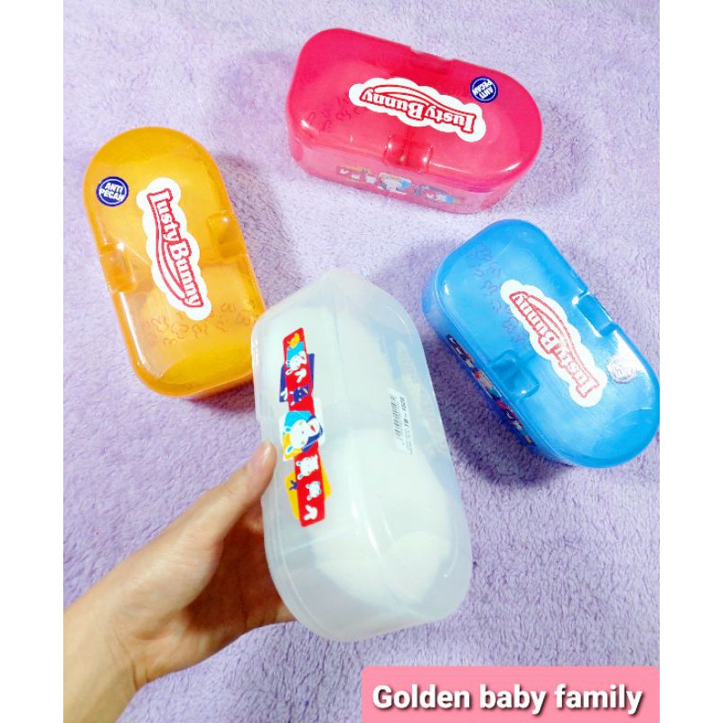 Lusty Bunny TB-1528 Tempat Bedak Double Anti Pecah - SEKAT DUA