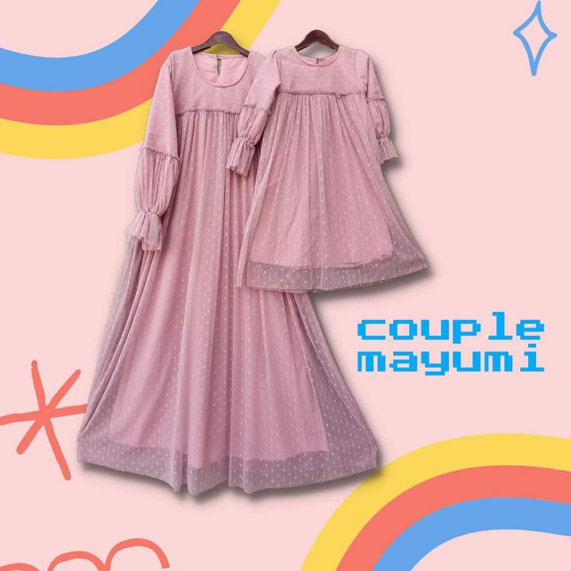 gamis brukat couple ibu dan anak
