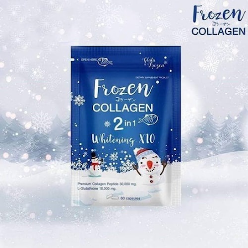 Frozen collagen 2in1 powder drink BPOM