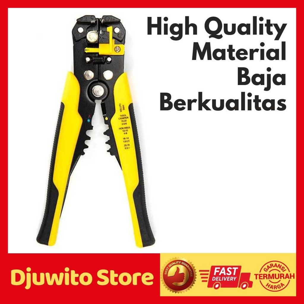 TANG KUPAS TANG POTONG KABEL WIRE TANG KUPAS KABEL CUTTER TANG KUPAS KABEL LISTRIK TANG POTONG KAWAT