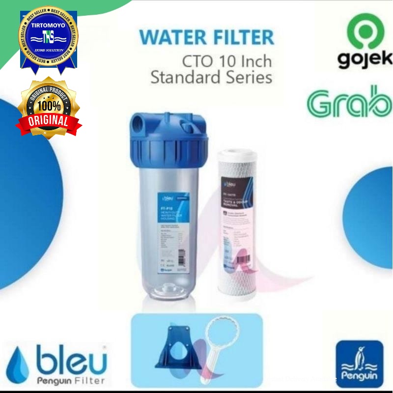 Penguin bleu filter air PBF CTO 10" Stanfard terbaru dan terbaik