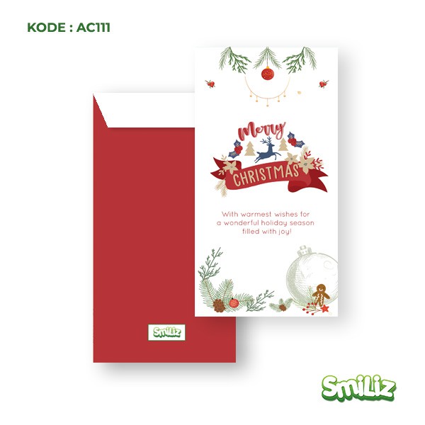 

Amplop Angpao Natal Christmas, Santa Claus unik dan lucu | AC111