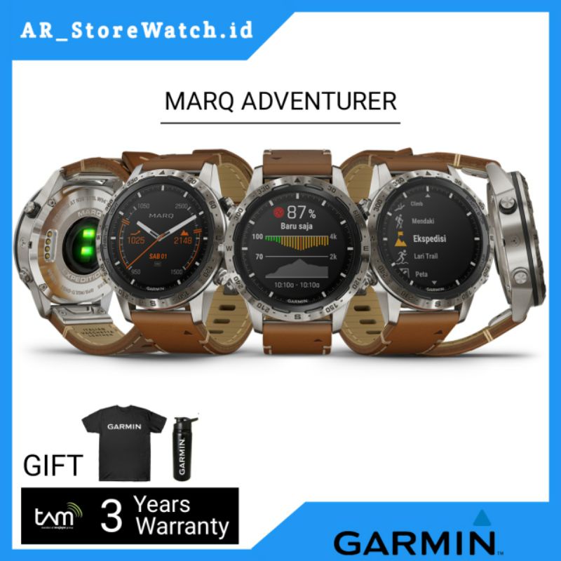 GARMIN Marq Adventurer Ekplorasi & Berpetualangan Jam Tangan Smartwatch Original Tam & Garansi Resmi