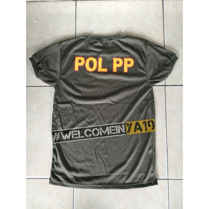 Kaos Pendek Logo POL PP / Kaos Oblong Pendek POL PP