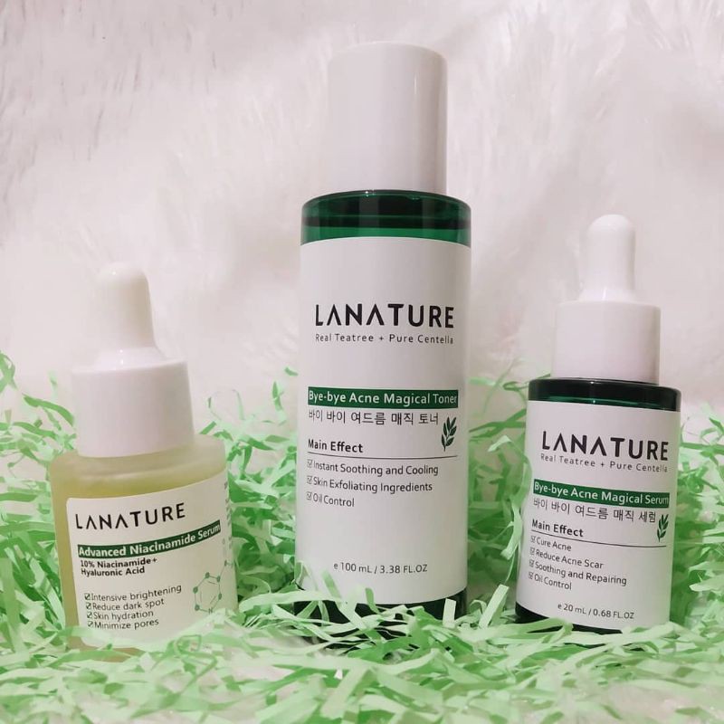 Lanature Bye Bye Acne Magical Toner Serum Advanced Niacinamide