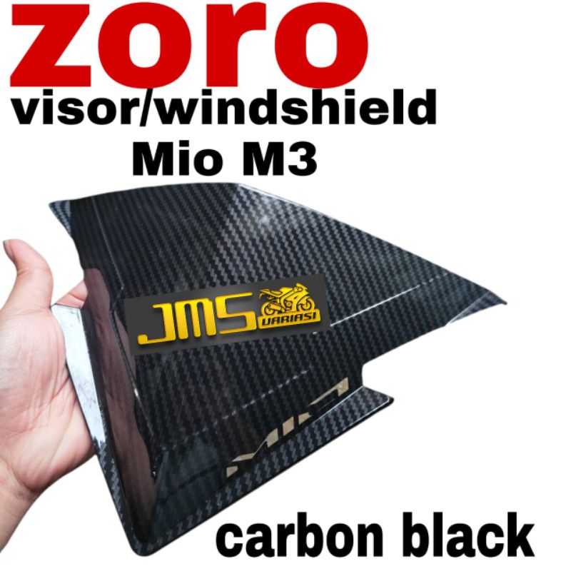 visor windshield carbon batok Mio m3 Mio z 125 zoro