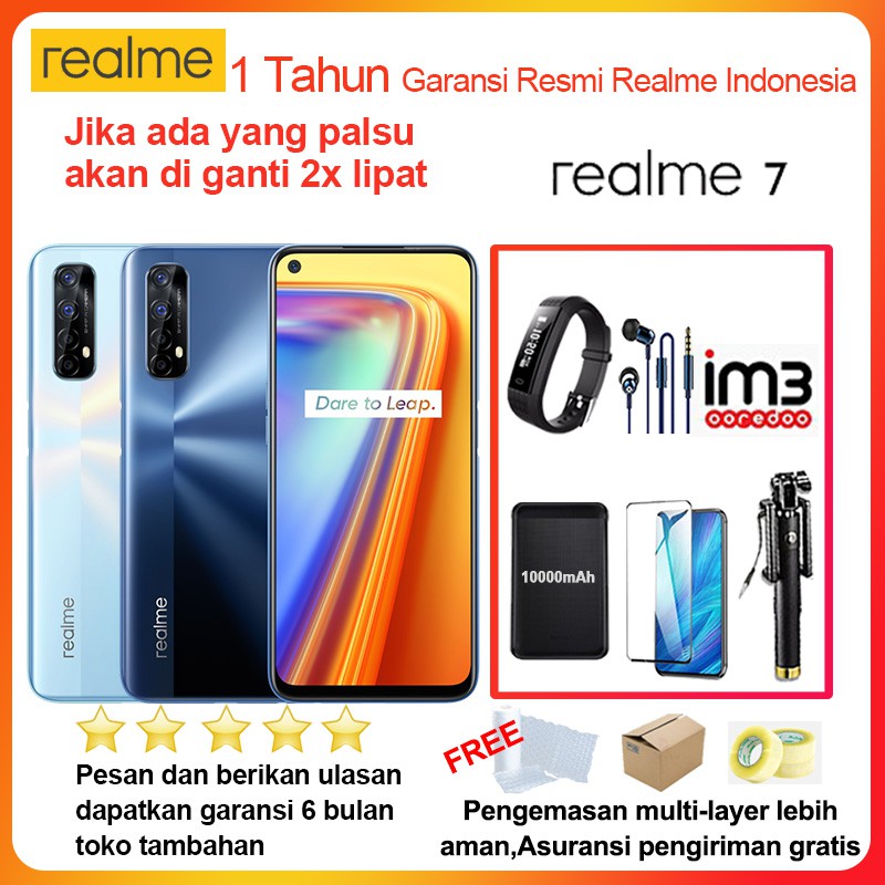 Realme 7 RAM 8GB ROM 128GB Garansi Resmi Bisa NFC