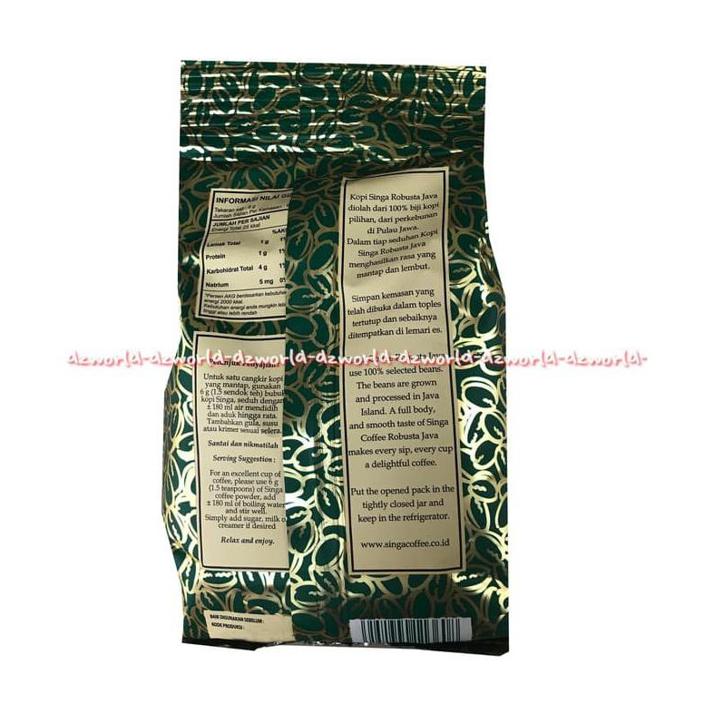 

1Ooc Singa Coffee Robusta Java Jawa Kopi Bubuk Singa Hijau Green 360Gr O7Jg