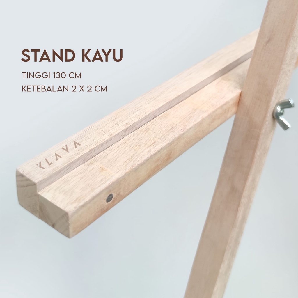 Standing kayu / stand Tripod / papan bunga 100 CM paper flowers kertas jasmine