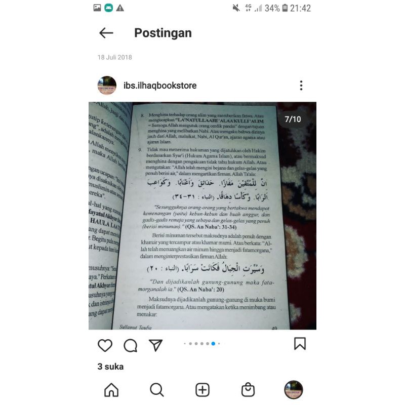 Sulam taufiq terjemah dan makna pegon