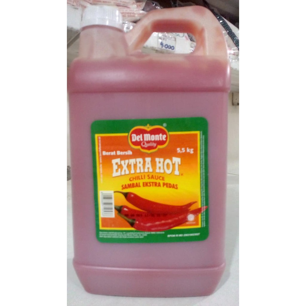 

BIG SALE DELMONTE EXTRA HOT (SAMBAL EKSTRA PEDAS) 5,5 KG !
