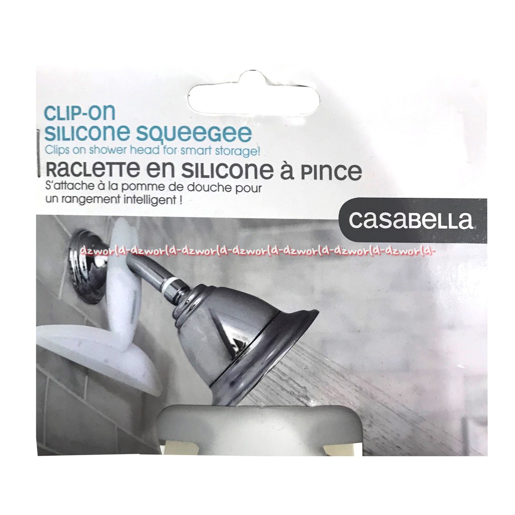 Casabella Clip On Shower Pengganjal Shower terbuat dari kulit silikon yang nyaman