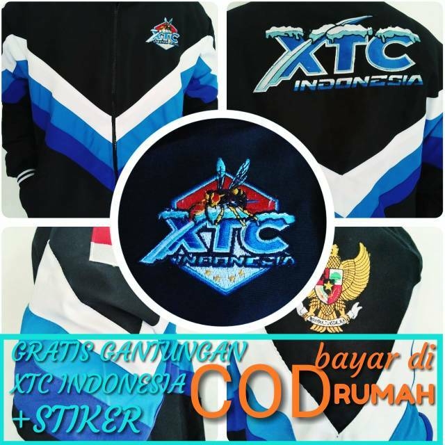 Jaket hitam polet xtc grtis gantungan xtc indonesia