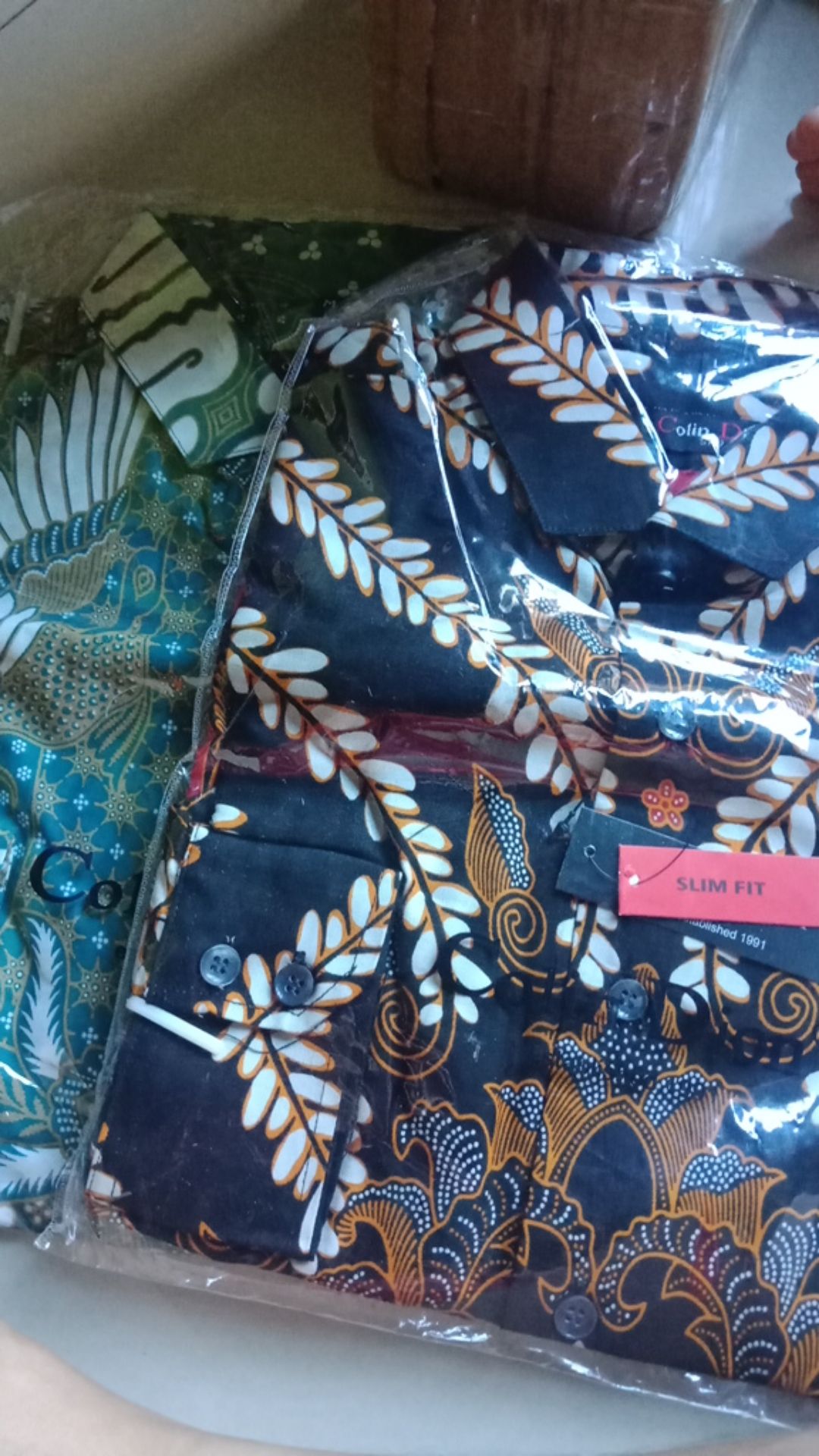 Kemeja Batik Pria Slim Fit Baju Batik Slim Fit Lengan Panjang Ckl17