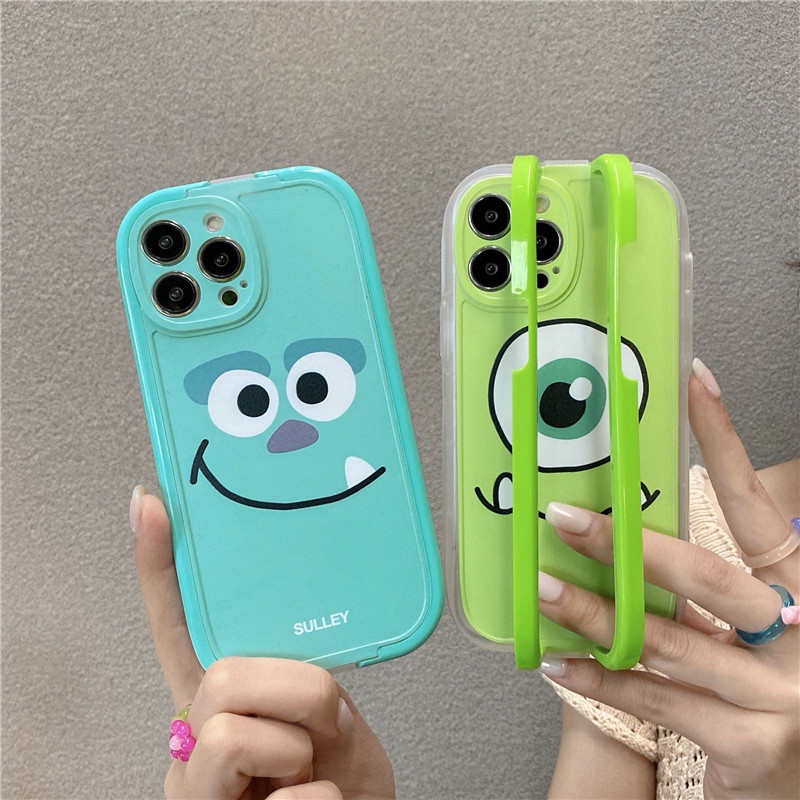 Case Motif Monster Mata Besar Untuk IPhone 11 12 13 Pro Max X XS Max XR 7 8 Plus