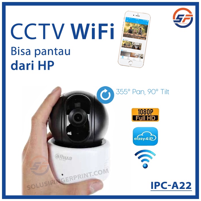 CCTV Wifi DAHUA IPC A22 1080P Wi-Fi PT Camera Original