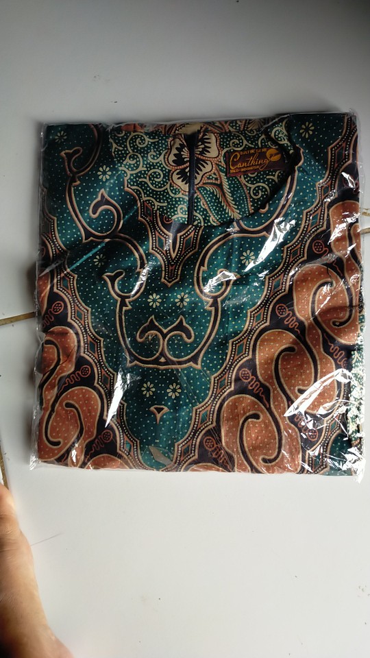 Cp  Tunik Serut Teratai Lawasan Tirtonadi Batik Modern