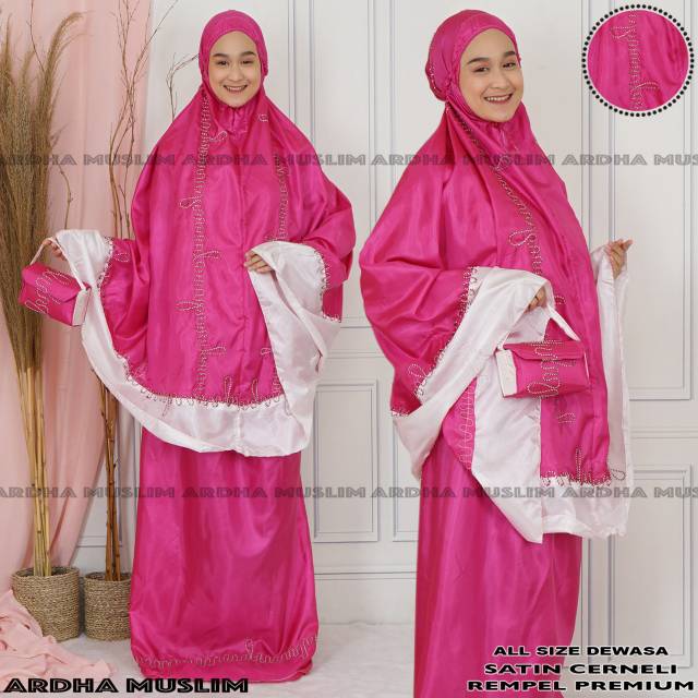 MUKENA SATIN REMPEL CORNELLY PREMIUM