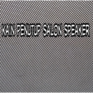 ♠️Kain Penutup Salon Speaker Hitam Kain Jala Lemes Hitam (Harga per 0,5m)