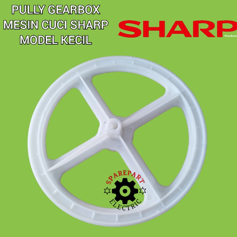 PULLY GEARBOX MESIN CUCI SHARP MODEL KECIL