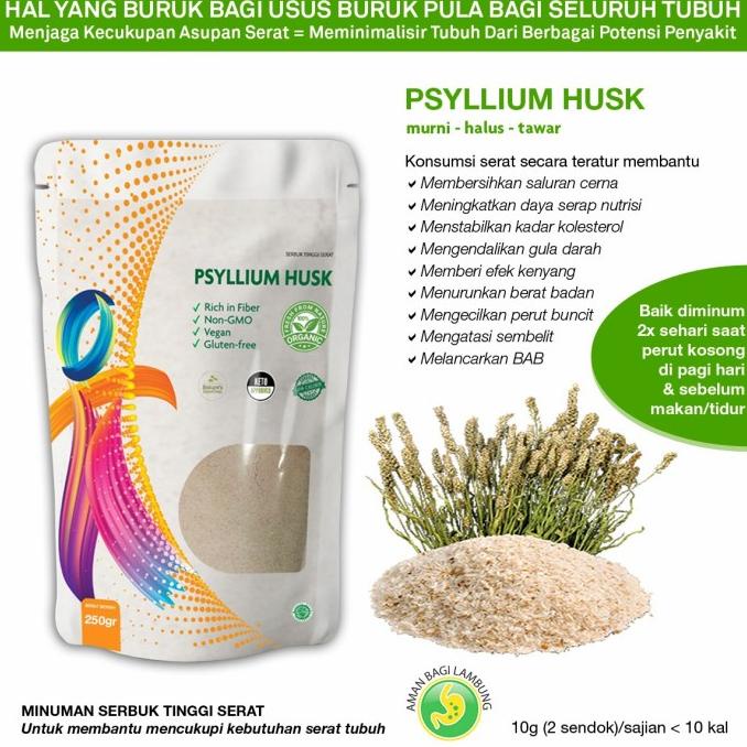 

PSYLLIUM HUSK MURNI 250 HALUS