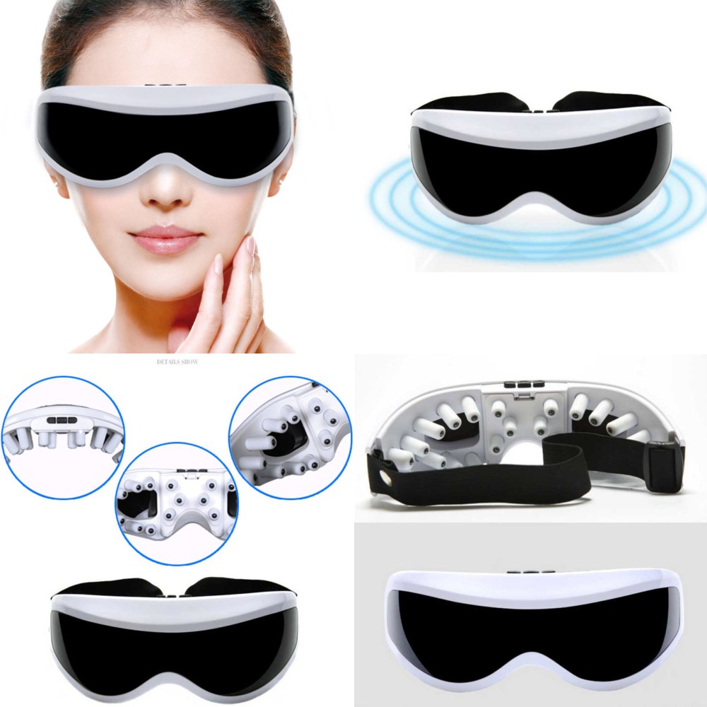 Alat Pijat Mata Elektrik Eye Care Massager - 818 - White