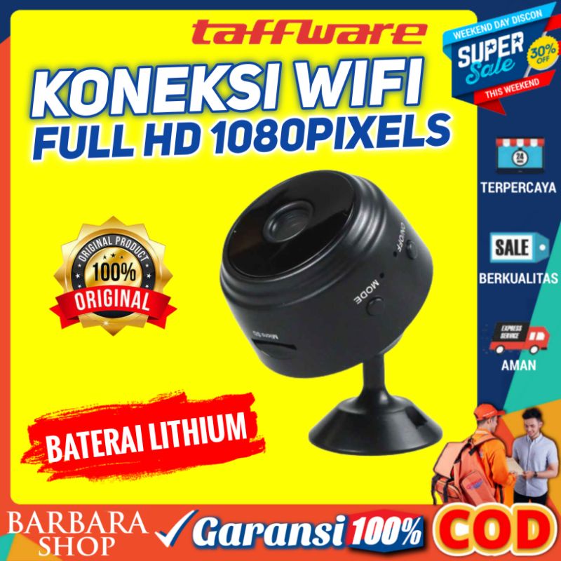 Camera Kamera CCTV Mini Kecil WiFi Tersembunyi Tanpa Kabel Jarak Jauh Wireless IP Camera CCTV 1080P Taffware