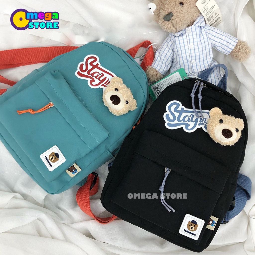 [O&amp;S] Tas Sekolah Anak TK SD SMP Mini Karakter Beruang Lucu Backpack Unisex-OS204