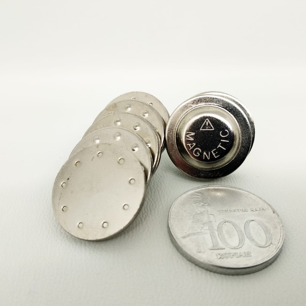 

ROUND TAG PIN BULAT MAGNETIK D20MM MURAH PRAKTIS