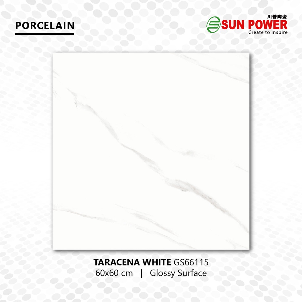 Granit Lantai & Dinding Glossy Polished - Taracena White | Sun Power