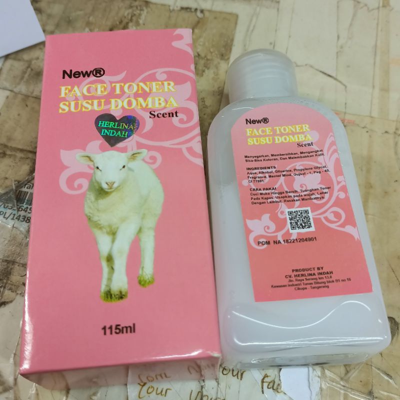 Toner Whitening Susu Domba 115ml New Scent