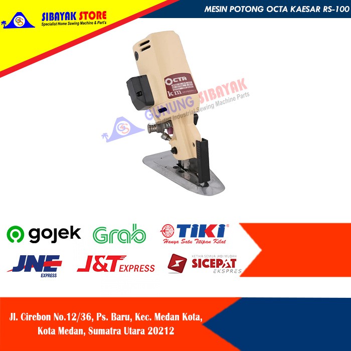 Mesin potong dan Kain OCTA kaesar RS-100