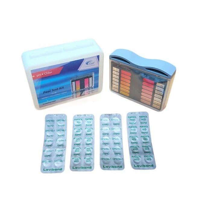 Pool Test Kit Kolam Renang CL PH Lovibond Pool Test Kit Go Ex.Jerman