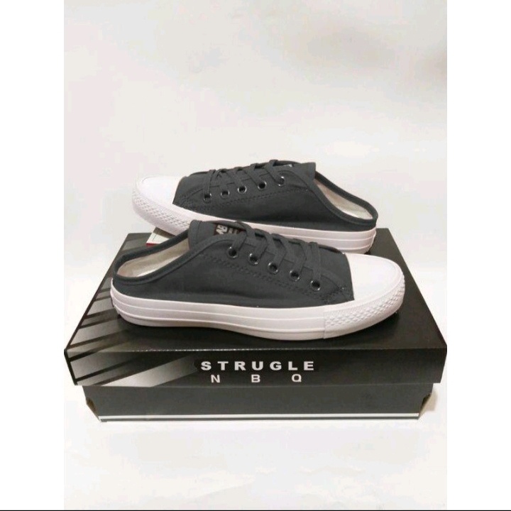 Sepatu slip on CT2 NBQ STRUGGLE sneakers slop BUSTONG terbaru!!