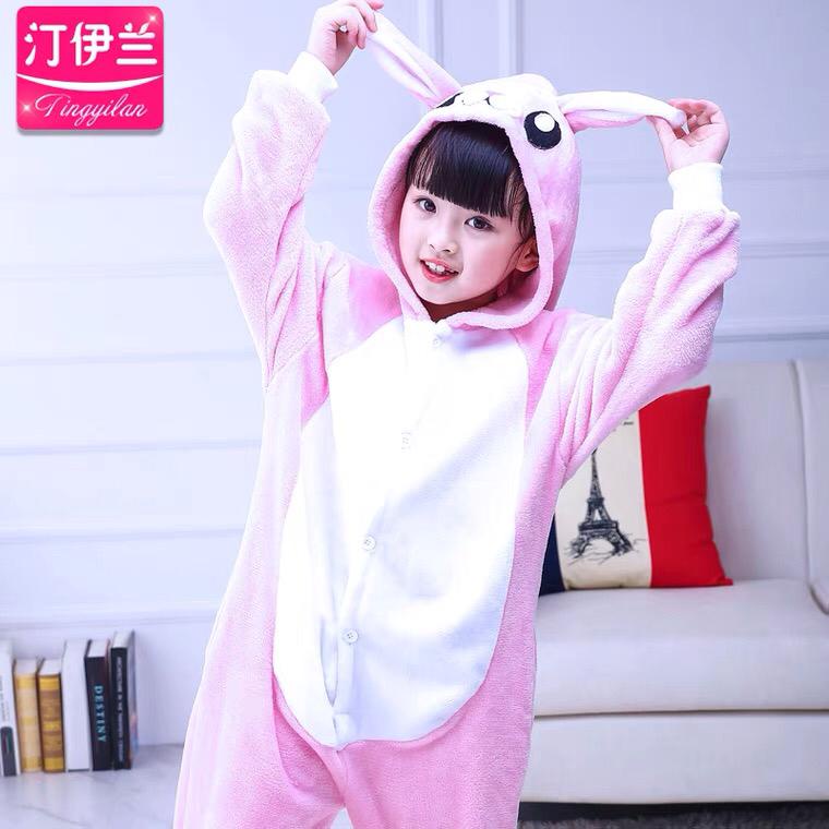 BAJU ONESIE ANAK BONEKA KELINCI BUNNY RABBIT FULL PINK PIYAMA KOSTUM ANAK IMPOR