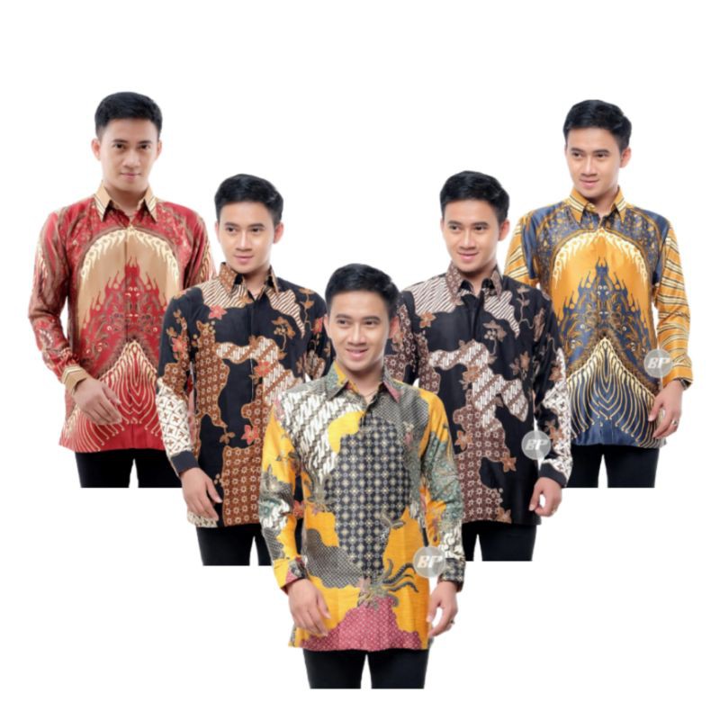 Kemeja Batik Pria Bahan Semi Sutra Dan Tebal Exclusive Batik Halus Kemeja Pria